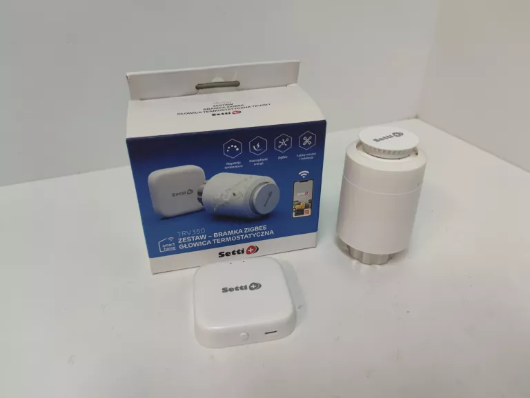 GŁOWICA TERMOSTATYCZNA SETTI+ TRV001 + BRAMKA ZIGBEE TRV350