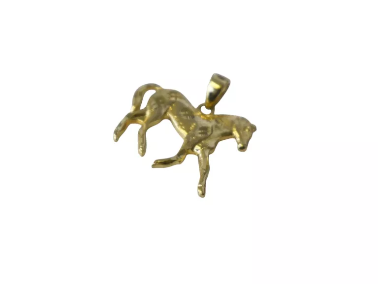 zlota-zawieszka-kon-585-181g-jubilerska-13-pawilon-10-warszawa