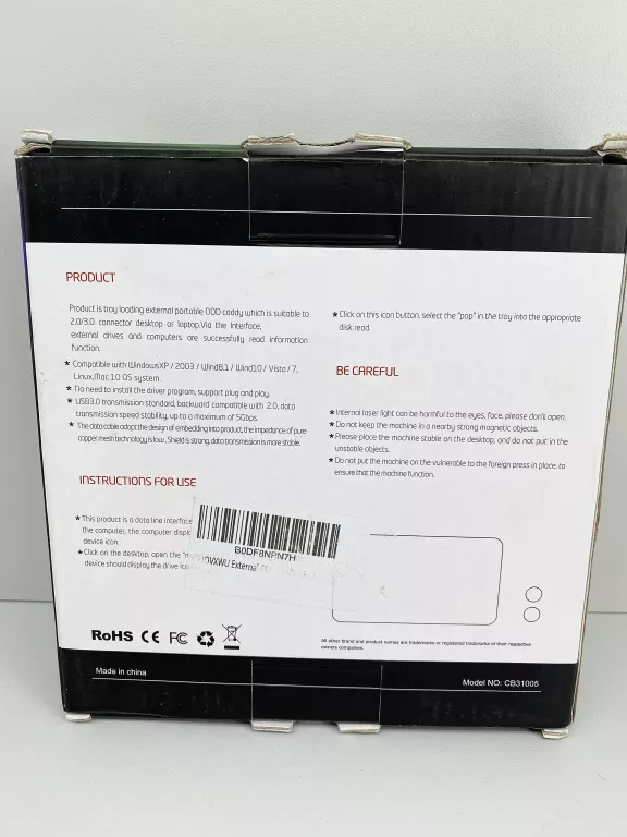 NAPĘD ZEWNĘTRZNY PRZENOŚNY CD DVD NAGRYWARKA DVD RW ULTRA CIENKI USB 3.0
