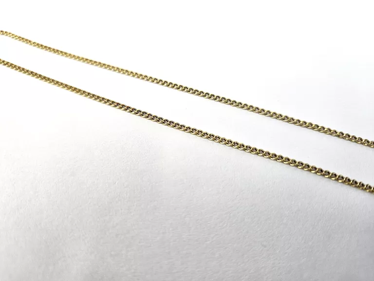 585 ŁAŃCUSZEK PANCERKA 14K 46CM 585 DELIKATNY
