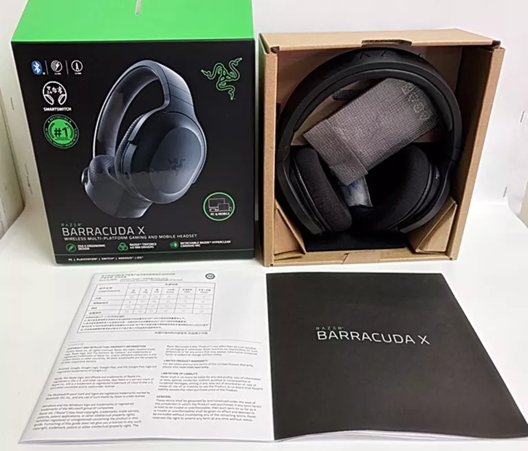 SŁUCHAWKI BEZPRZEWODOWE NAUSZNE RAZER BARRACUDA X