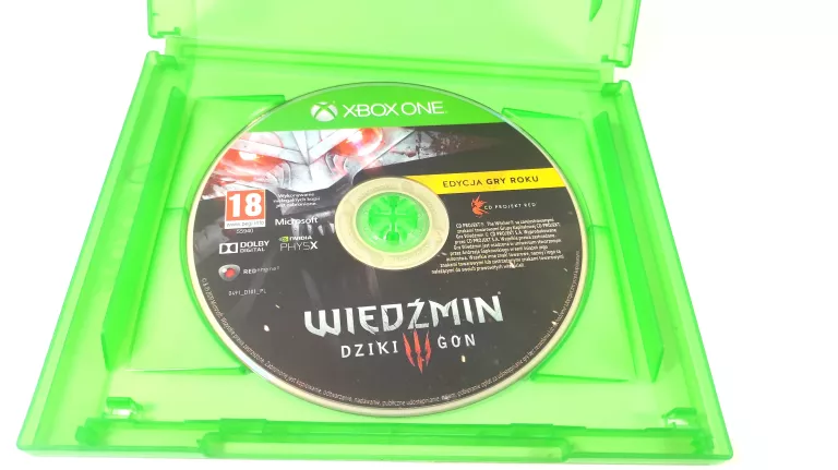 GRA WIEDZMIN 3 DZIKI GON XBOX ONE