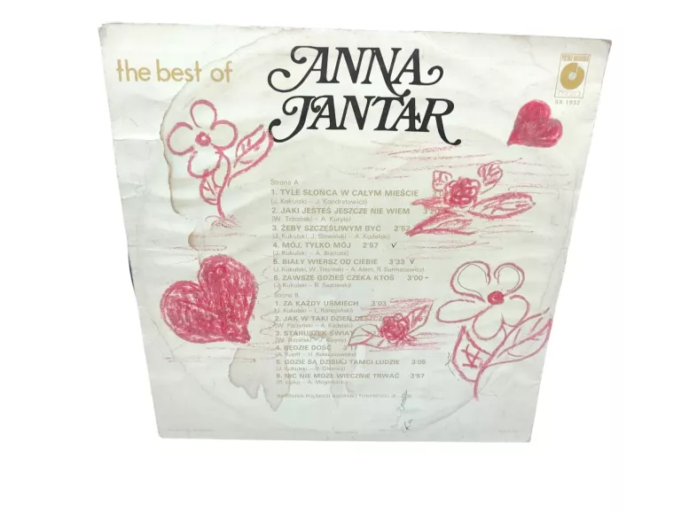 PŁYTA WINYLOWA ANNA JANTAR THE BEST OF