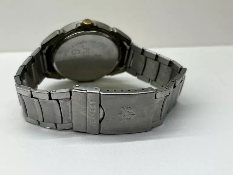 ZEGAREK MĘSKI PERFECT G-138 SREBRNY NA BRANSOLECIE