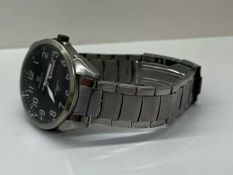 ZEGAREK MĘSKI PERFECT G-138 SREBRNY NA BRANSOLECIE