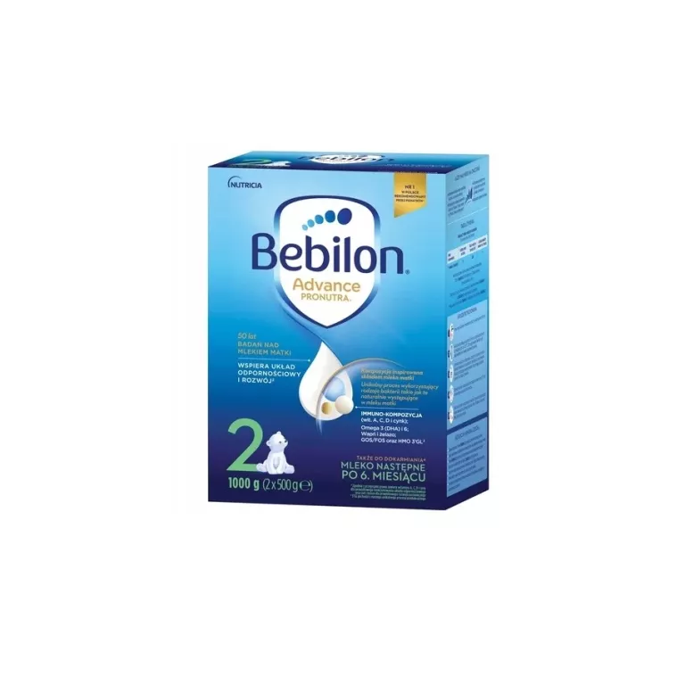 BEBILON 2 ADVANCE PRONUTRA MLEKO NASTĘPNE 1000 G