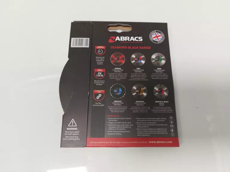 TARCZA DIAMENTOWA ABRACS DIAMOND BLADE EXPERT IDEAŁ!