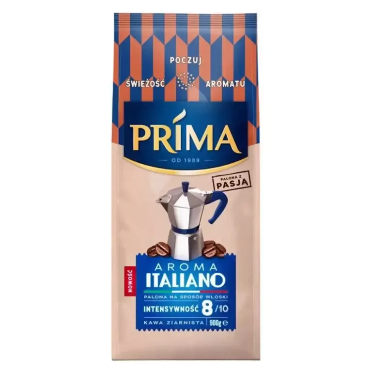 KAWA ZIARNISTA PRIMA AROMA ITALIANO 900G 06/2026