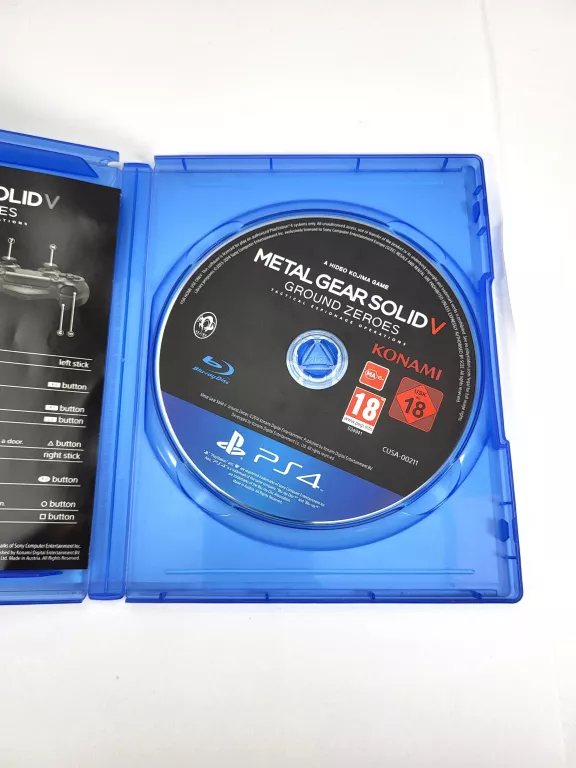 GRA MGS V GROUND ZEROS PS4