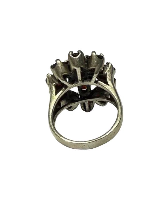 SREBRO - PIERSCIONEK GRANAT 925 11.52
