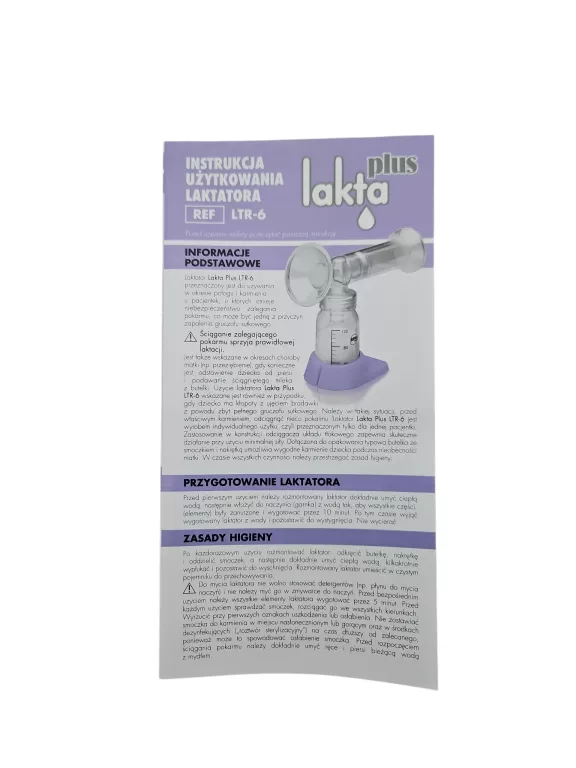 LAKTATOR RĘCZNY LAKTA PLUS LTR-6