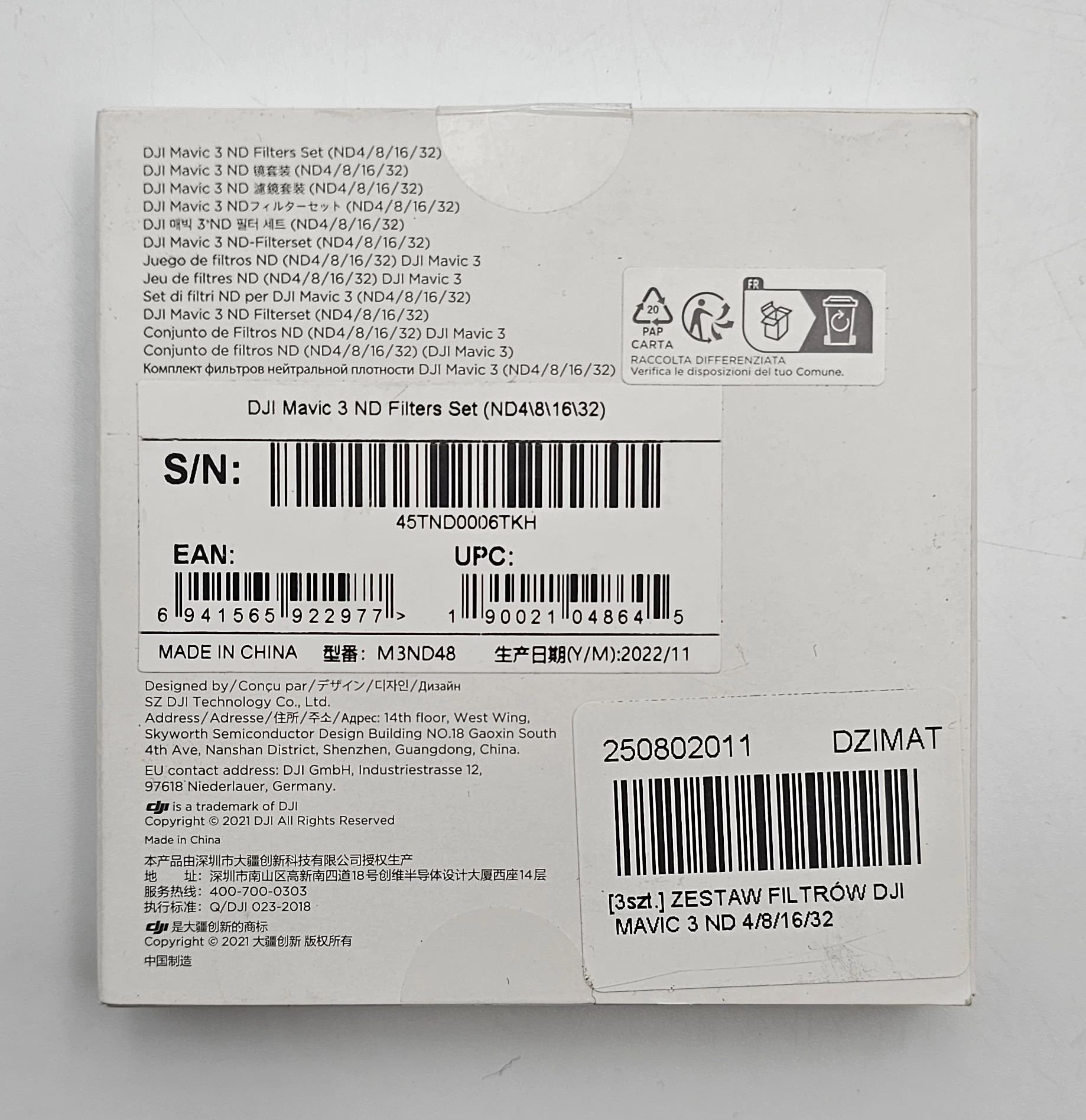 zestaw-filtrow-nd-481632-do-dji-mavic-3-ean-gtin-6941565922960
