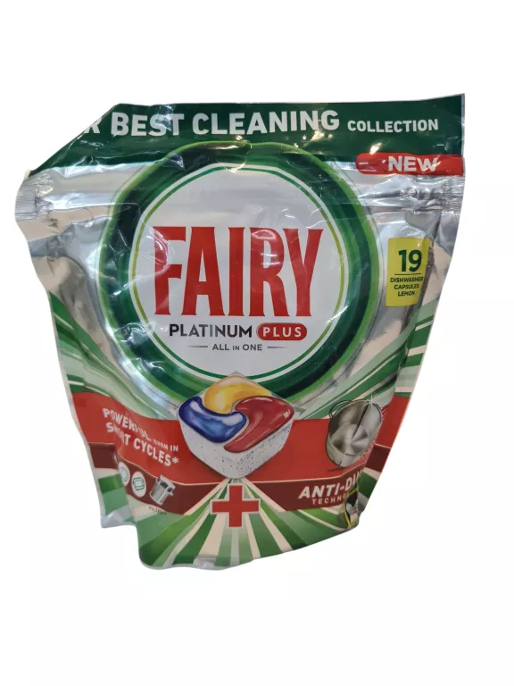 KAPSUŁKI DO ZMYWARKI FAIRY PLATINUM PLUS 19SZT