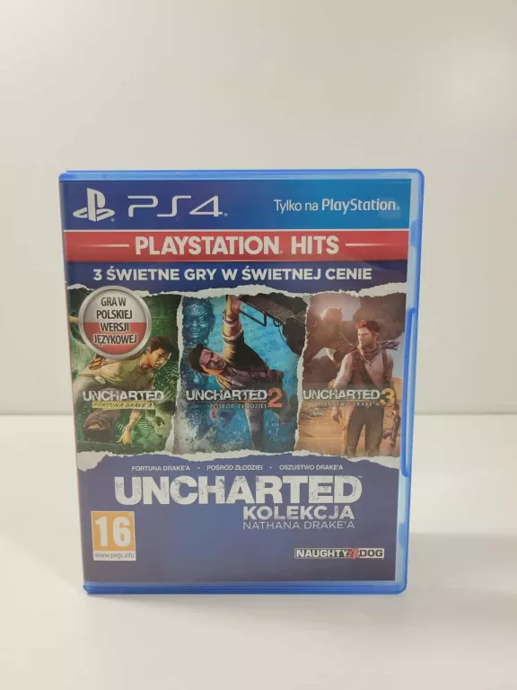 GRA NA PS4 UNCHARTED KOLEKCJA NATHANA DRAKE