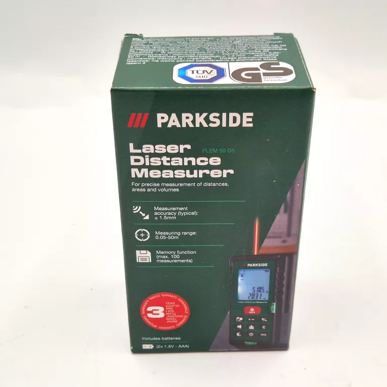 DALMIERZ LASEROWY PARKSIDE PLEM 50DS
