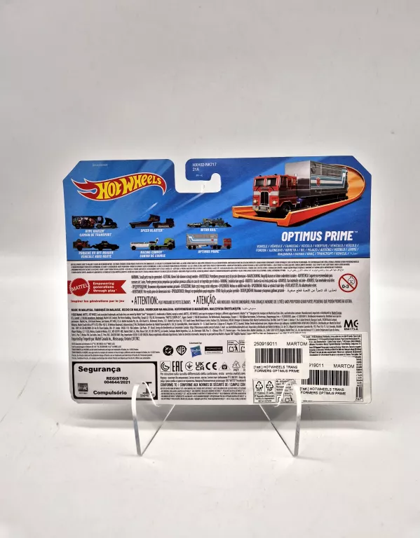 HOTWHEELS TRANS FORMERS OPTIMUS PRIME