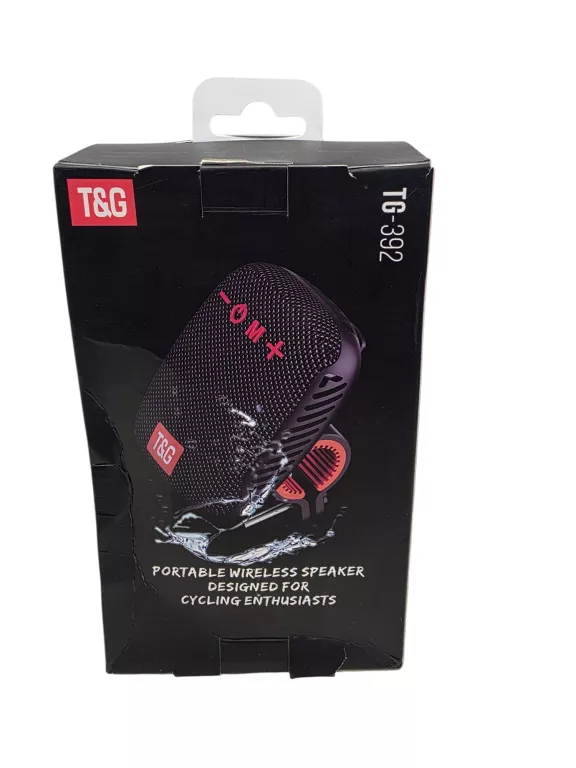 GŁOŚNIK Z UCHWYTEM NA ROWER BT TG-392 / KOMPLET