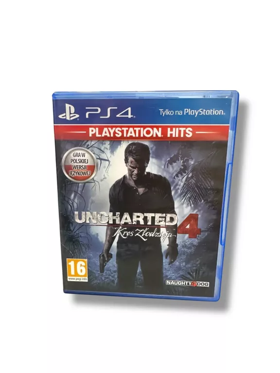 UNCHARTED 4 KRES ZŁODZIEJA PS4