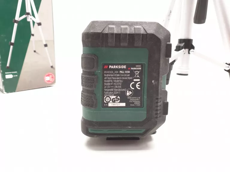 PARKSIDE LASER KRZYŻOWY PKLL 10 B4 ZE STATYWEM KOMPLET