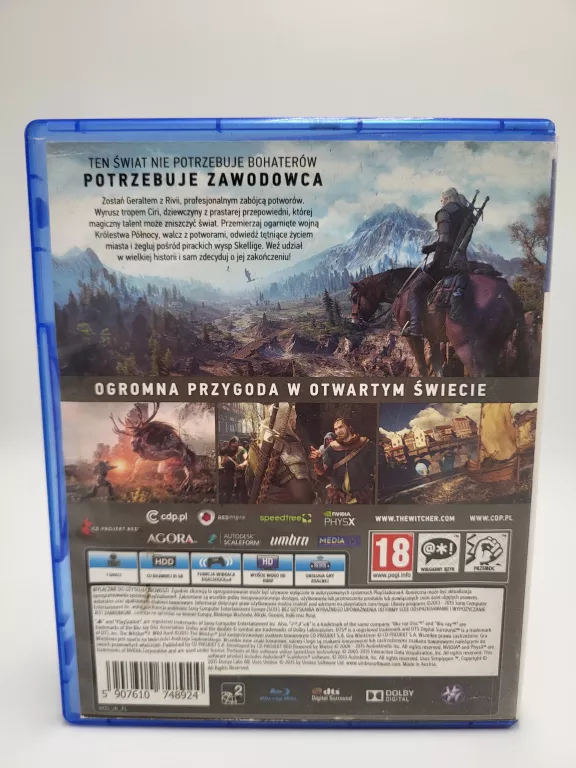 GRA PS4 WIEDŹMIN 3 DZIKI GON