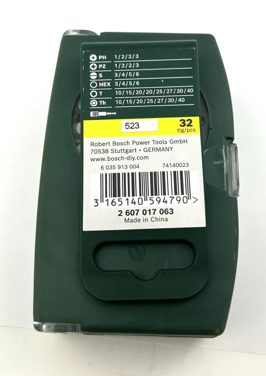 BOSCH ZESTAW BITÓW KOŃCÓWEK + UCHWYT 32 SZT.