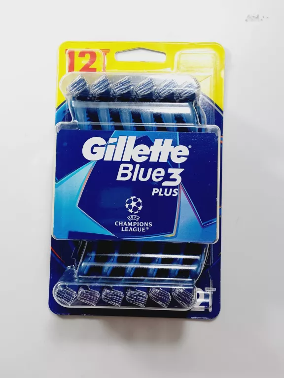 MASZYNKI GILLETTE BLUE 3 PLUS 12SZT