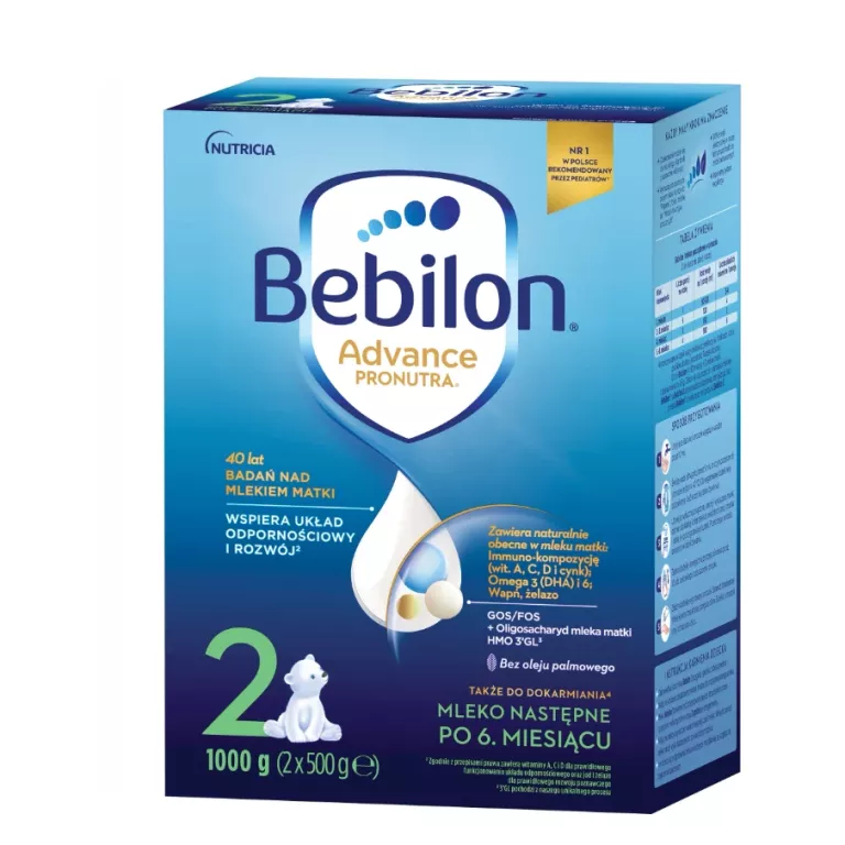 BEBILON 2 MLEKO MODYFIKOWANE ADVANCE PRONUTRA 1000G