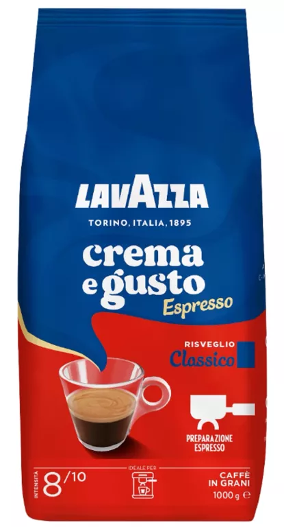 KAWA ZIARNISTA MIESZANA LAVAZZA CREMA E GUSTO CLASSICO 1000 G