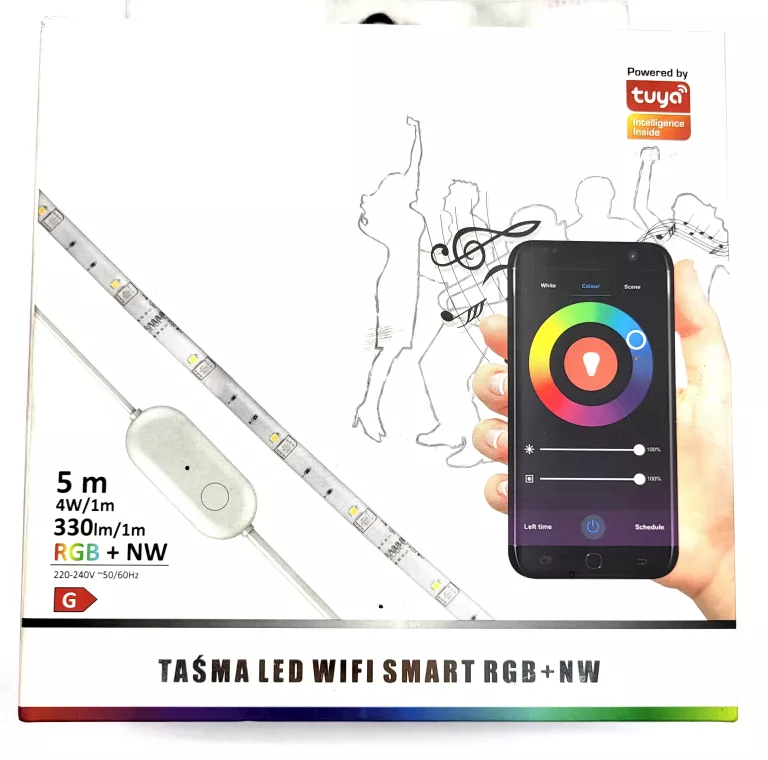 TAŚMA LED WIFI SMART 5M + PUDEŁKO