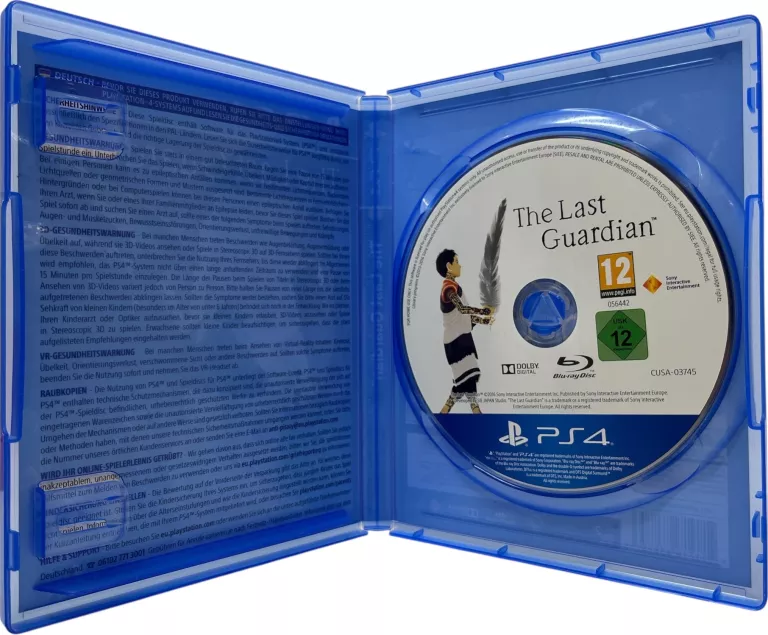 GRA NA KONSOLĘ PS4 THE LAST GUARDIAN [DE]