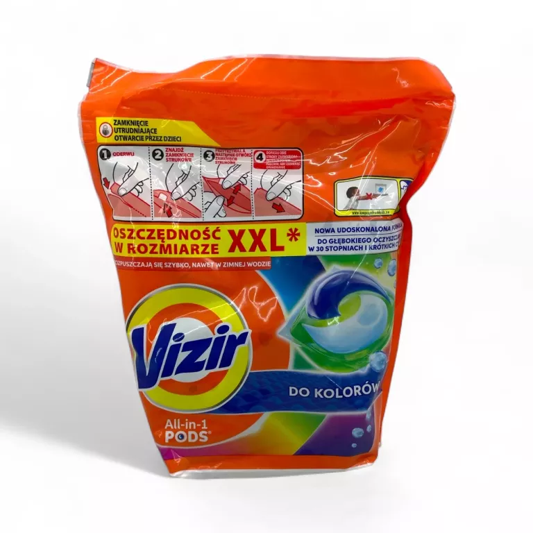 KAPSUŁKI DO PRANIA VIZIR ALL-IN-1 PODS DO KOLORÓW 44 SZT.