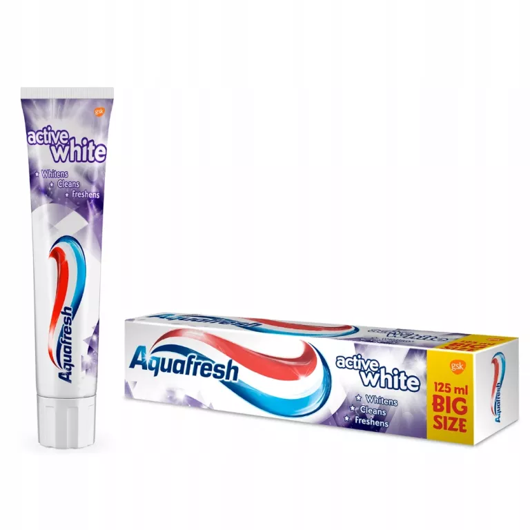 AQUAFRESH ACTIVE WHITE PASTA DO ZĘBÓW 125 ML