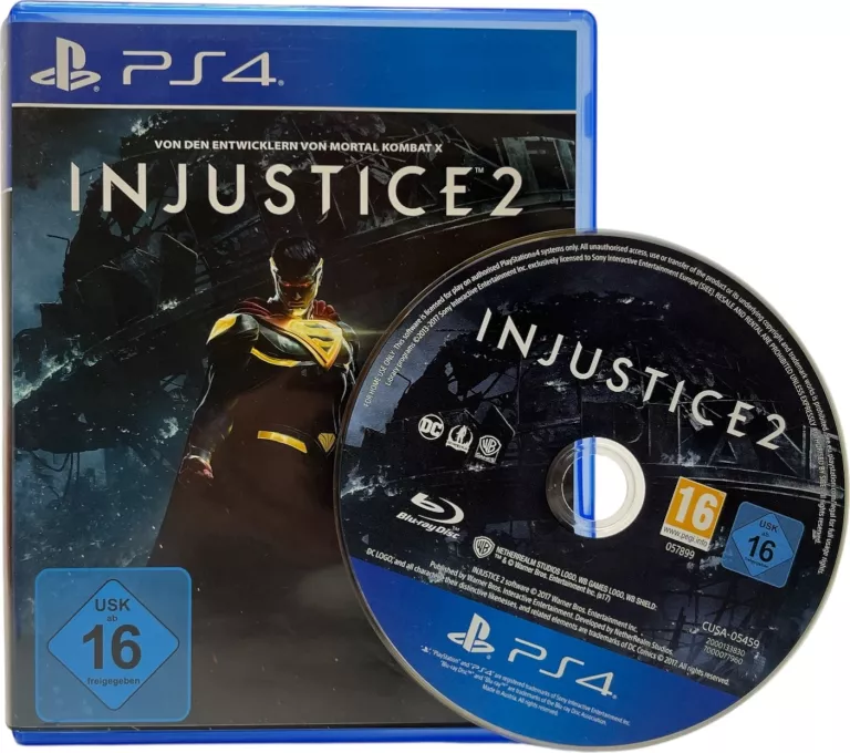 GRA NA KONSOLĘ PS4  INJUSTICE 2 [DE]