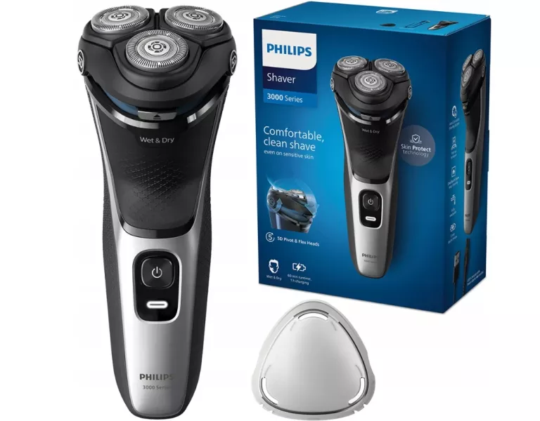 GOLARKA MĘSKA PHILIPS S3143 DO TWARZY GŁOWICE 5D NA MOKRO I SUCHO TRYMER