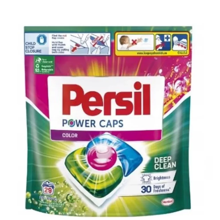 PERSIL POWER CAPS KAPSUŁKI DO PRANIA KOLORU 29 SZT