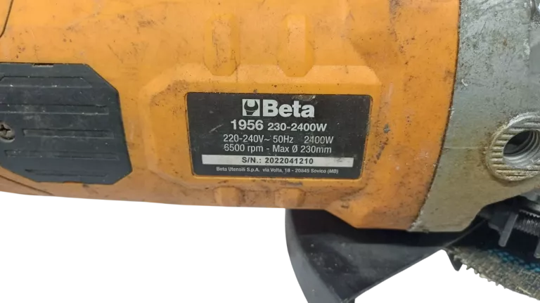 SZLIFIERKA KĄTOWA ELEKTRYCZNA 230V 2400W BETA