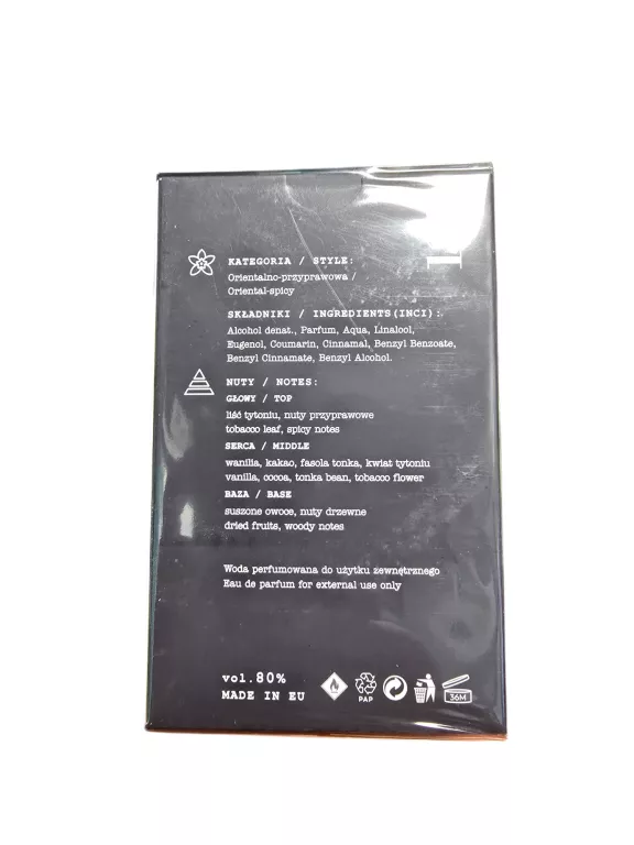 WODA PERFUMOWANA MĘSKA MADE IN LAB 120 100ML