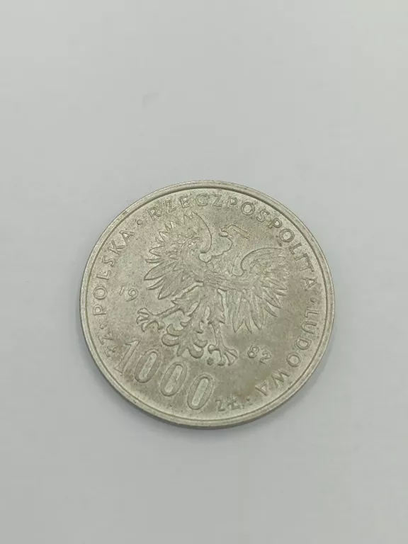 1000 ZŁ 1982 JAN PAWEŁ II SREBRNA