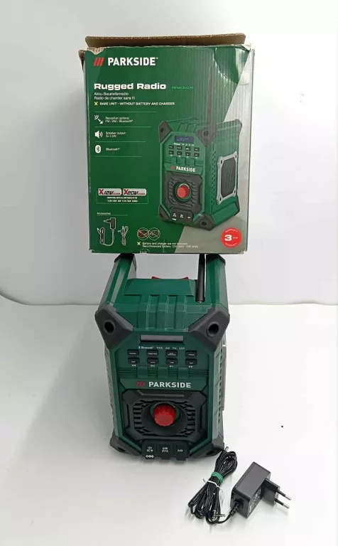 BEZPRZEWODOWE RADIO BUDOWLANE PARKSIDE PBRA 20-LI A1