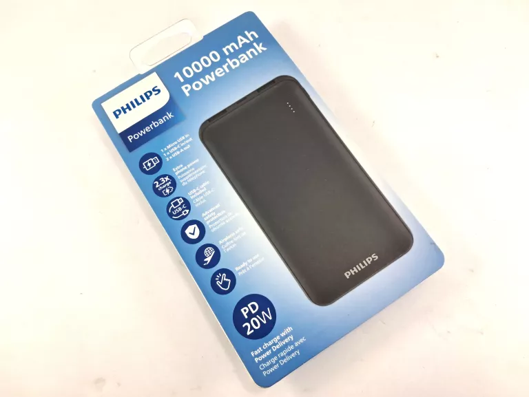 POWERBANK PHILIPS 10 000 MAH PD 20W