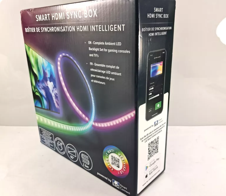 OŚWIETLENIE LED SMART HDMI SYNC BOX LSC SMART CONNECT 2.6M