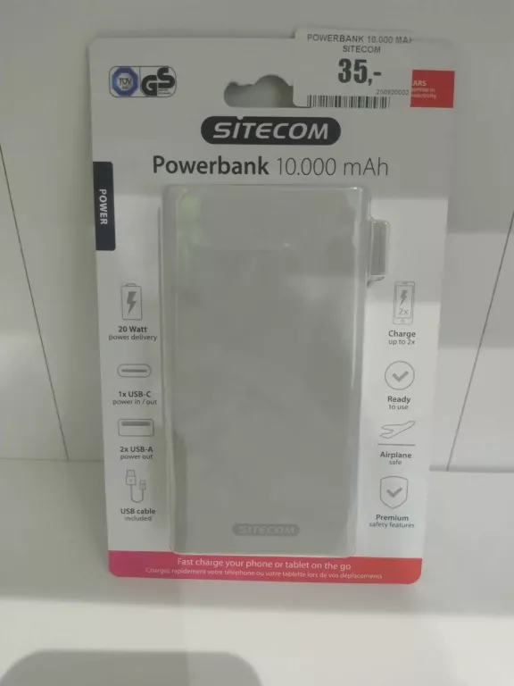 POWERBANK 10.000 MAH SITECOM