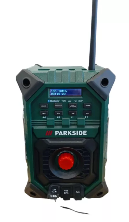 BEZPRZEWODOWE RADIO BUDOWLANE PARKSIDE PBRA 20-LI A1