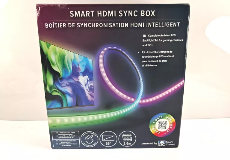 OŚWIETLENIE LED SMART HDMI SYNC BOX LSC SMART CONNECT 2.6M