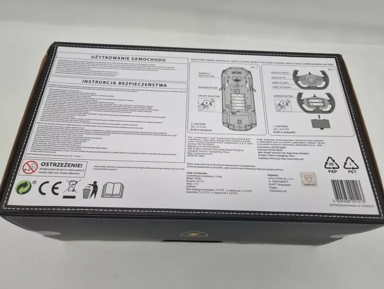 LAMBORGHINI HURACAN STO RASTAR MODEL 1:14 ZDALNIE STEROWNY