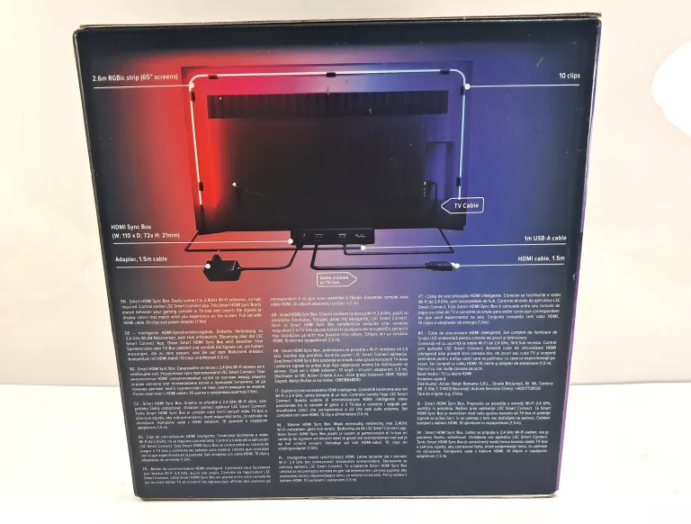 OŚWIETLENIE LED SMART HDMI SYNC BOX LSC SMART CONNECT 2.6M