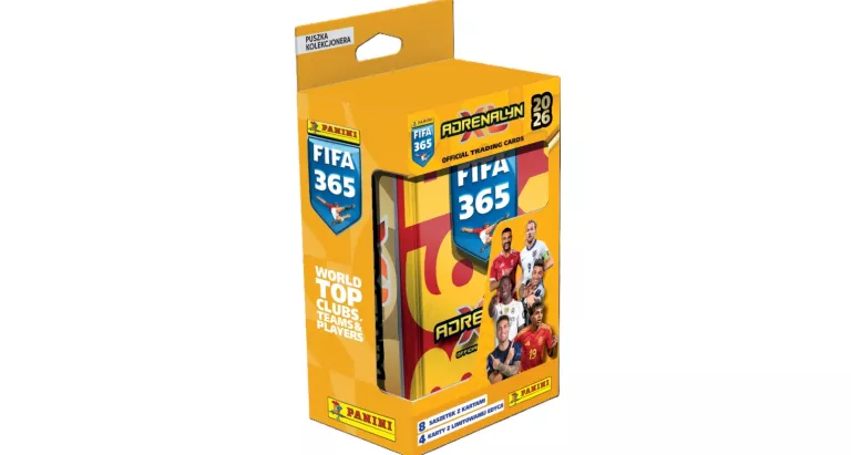 PANINI FIFA 365 ADRENALYN XL 2026 PUSZKA KOLEKCJONERA 8 SASZETEK Z KARTAMI