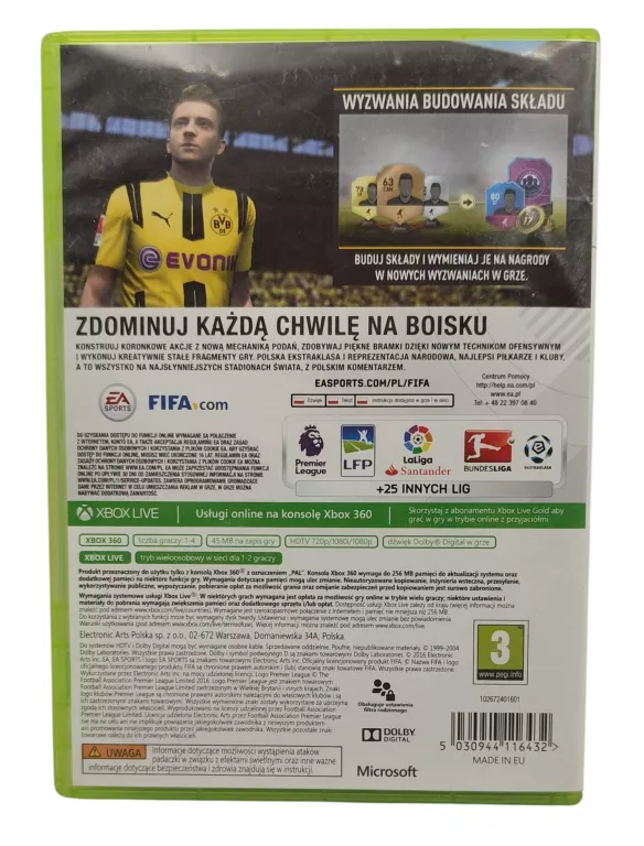 GRA XBOX 360 FIFA 17