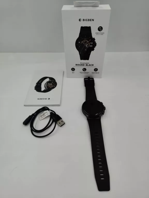 SMARTWATCH BIGBEN ROUND BLACK