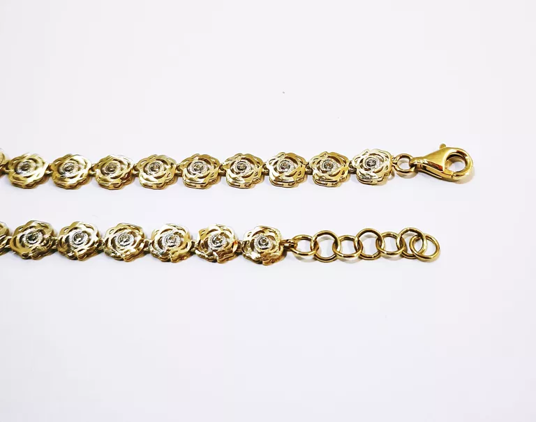 ZŁOTA BRANSOLETKA PR.585 4,23G REGULOWANA